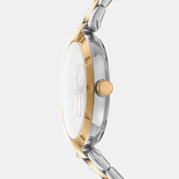 Essential Logo Women Quartz Green Dial Analog Stainless Steel Watch DK1L041M0085