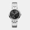 Downtown Midi Women Quartz Black Dial Analog Stainless Steel Watch DK1L045M0045