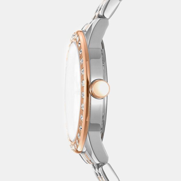 Parsons Glitz Women Quartz Blue Dial Analog Stainless Steel Watch DK1L059M0085