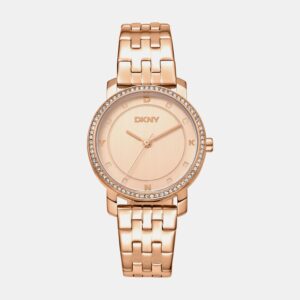 Astoria Glitz Women Quartz Rose Gold Dial Analog Stainless Steel Watch DK1L065M0055