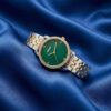 Astoria Glitz Women Quartz Dark Green Dial Analog Stainless Steel Watch DK1L065M0075