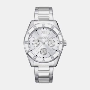 Chambers Multi Sport Women Quartz Silver Dial Multi-Function Stainless Steel Watch DK1L073M0015