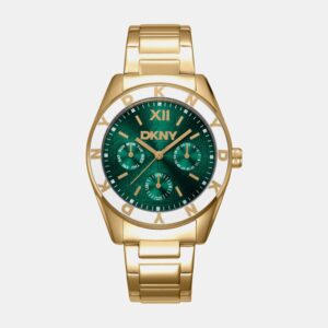 Chambers Multi Sport Women Quartz Green Dial Multi-Function Stainless Steel Watch DK1L073M0035