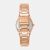 Logo Women Quartz Rose Gold Dial Analog Stainless Steel Watch DK1L102M0045