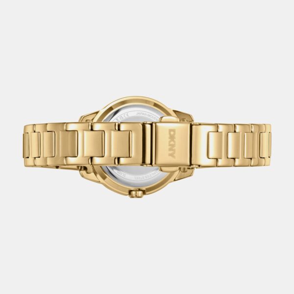 DK1L105M0065_Back Evening Women Quartz Dark Green Dial Analog Stainless Steel Watch DK1L105M0065