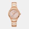 Everyday Women Quartz Rose Gold Dial Analog Stainless Steel Watch DK1L110M0065