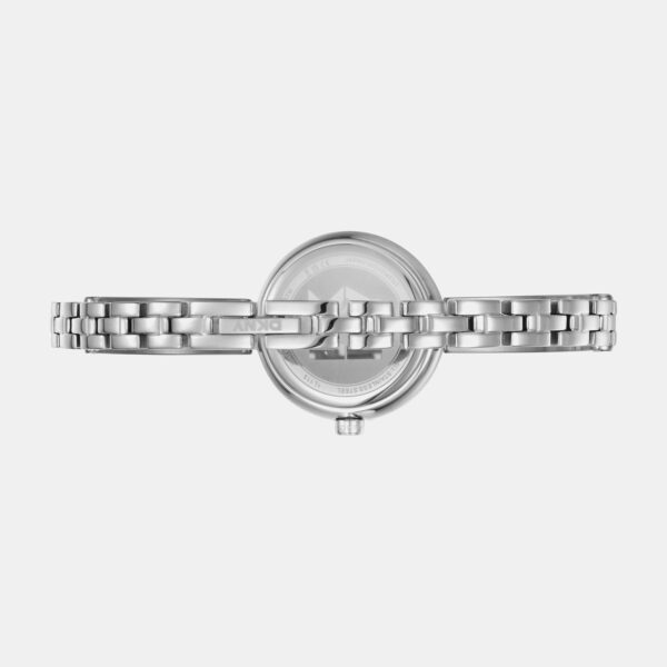 Logo Women Quartz White Mother Of Pearl Dial Analog Stainless Steel Watch DK1L115M0215