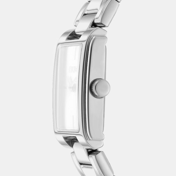 Everyday Women Quartz Silver Dial Analog Stainless Steel Watch DK1L121M0045