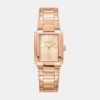DK1L121M0075_Front Everyday Women Quartz Rose Gold Dial Analog Stainless Steel Watch DK1L121M0075