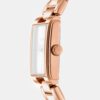 DK1L121M0075_Side Everyday Women Quartz Rose Gold Dial Analog Stainless Steel Watch DK1L121M0075