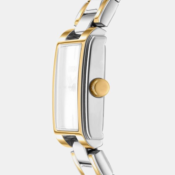 Everyday Women Quartz Silver Dial Analog Stainless Steel Watch DK1L121M0085