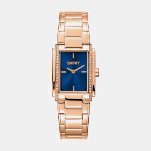 DK1L122M0065_Front Evening Women Quartz Blue Dial Analog Stainless Steel Watch DK1L122M0065