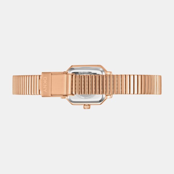 DK1L123M0055_Back Everyday Women Quartz White Mother Of Pearl Dial Analog Stainless Steel Watch DK1L123M0055