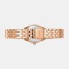 DK1L126M0065_Back Logo Women Quartz Rose Gold Dial Analog Stainless Steel Watch DK1L126M0065