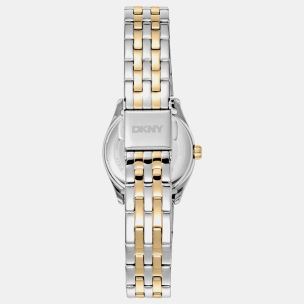 Logo Women Quartz Dark Green Dial Analog Stainless Steel Watch DK1L126M0095