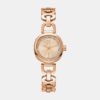 DK1L139M0045_Front Everyday Women Quartz Rose Gold Dial Analog Stainless Steel Watch DK1L139M0045