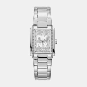 DK1L140M0015_Front Logo Women Quartz Silver Dial Analog Stainless Steel Watch DK1L140M0015