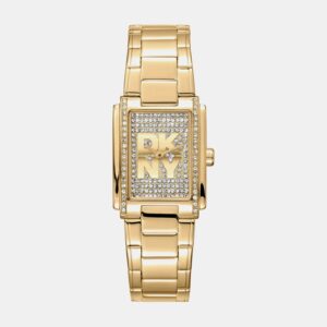 DK1L140M0025_Front Logo Women Quartz Silver Dial Analog Stainless Steel Watch DK1L140M0025