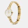 Petite Women Quartz White Dial Analog Stainless Steel Watch DW00100855K