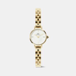 Petite Women Quartz White Dial Analog Stainless Steel Watch DW00100855K