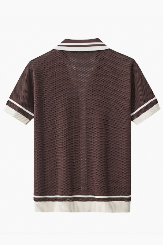 Cole Contrast Button-Up