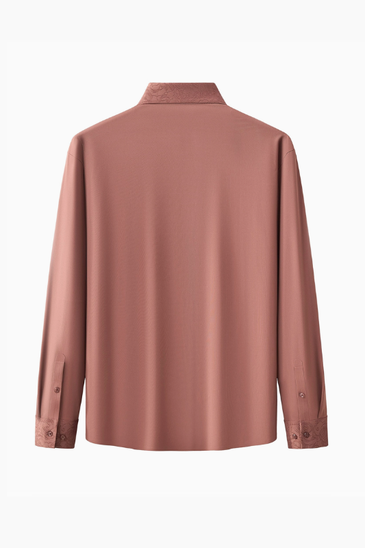 Dylan-Shorts_28 Rose Éclat Emboss Shirt