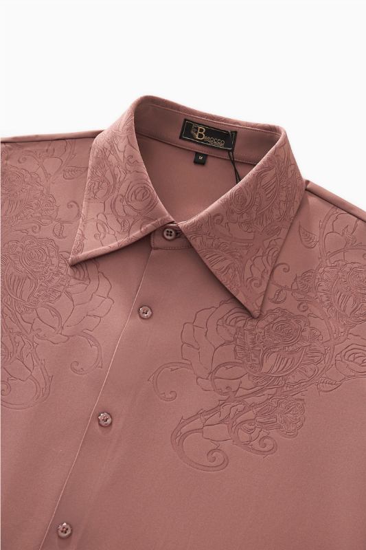 Dylan-Shorts_29 Rose Éclat Emboss Shirt
