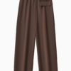 Wellington Side-Tab Trousers- Coffee