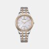 Eco-drive Women Quartz Silver Dial Analog Stainless Steel Watch EM0416-78A
