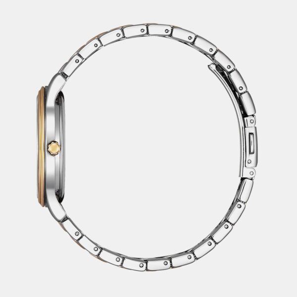 Eco-drive Women Quartz Silver Dial Analog Stainless Steel Watch EM0416-78A