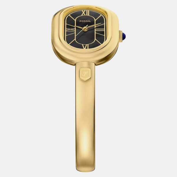 ES5456-4 Women Quartz Black Dial Analog Stainless Steel Watch ES5456