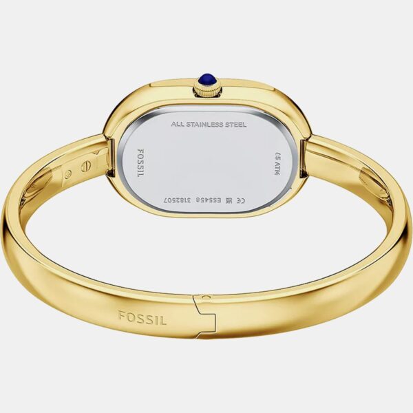 ES5456-5 Women Quartz Black Dial Analog Stainless Steel Watch ES5456