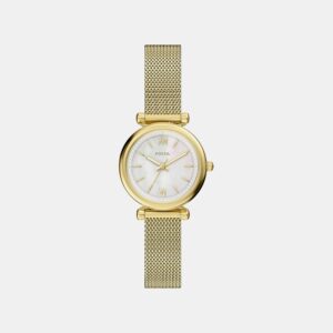 ES5462 Women Quartz Mother Of Pearl Dial Analog Mesh Watch ES5462