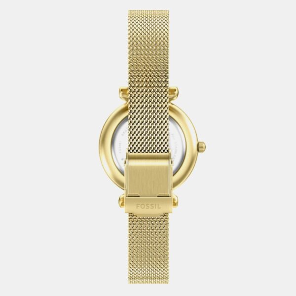 Women Quartz Mother Of Pearl Dial Analog Mesh Watch ES5462