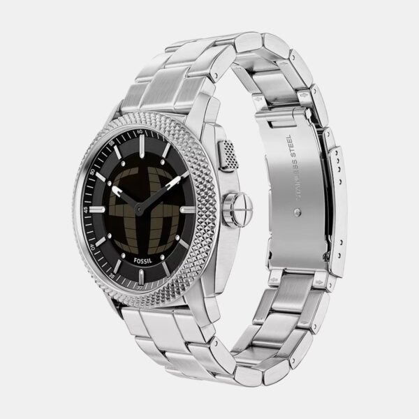 Machine Big Tic Men Quartz Dual Tone Dial Analog-Digital Stainless Steel Watch FS6155