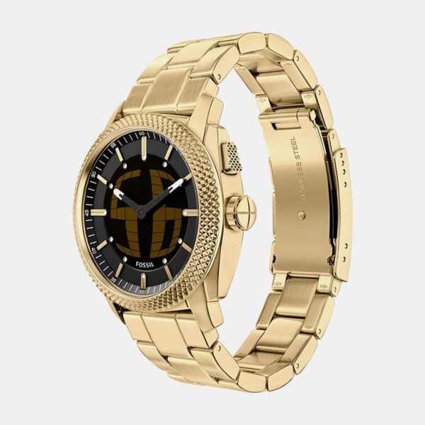 Machine Big Tic Men Quartz Dual Tone Dial Analog-digital Stainless Steel Watch FS6157