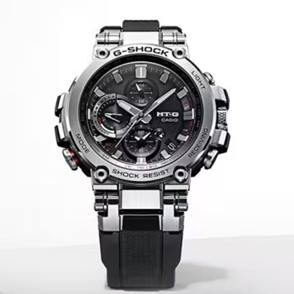 G866-3 G-Shock MT-G Men Solar Black Dial Chronograph Resin Watch G866