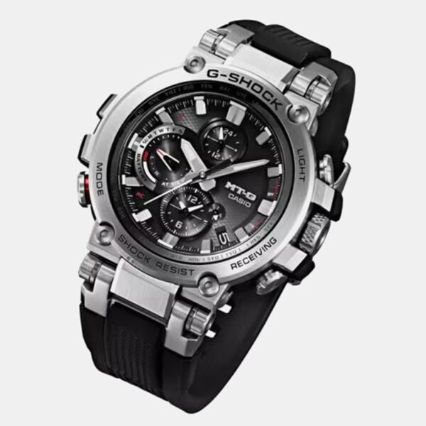 G866-4 G-Shock MT-G Men Solar Black Dial Chronograph Resin Watch G866