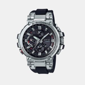 G-Shock MT-G Men Solar Black Dial Chronograph Resin Watch G866