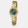 Luna Women Quartz Teal Dial Analog Stainless Steel Watch GW0841L9