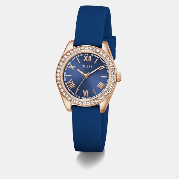 GW1000L4-1 Women Quartz Blue Dial Analog Silicone Watch GW1000L4