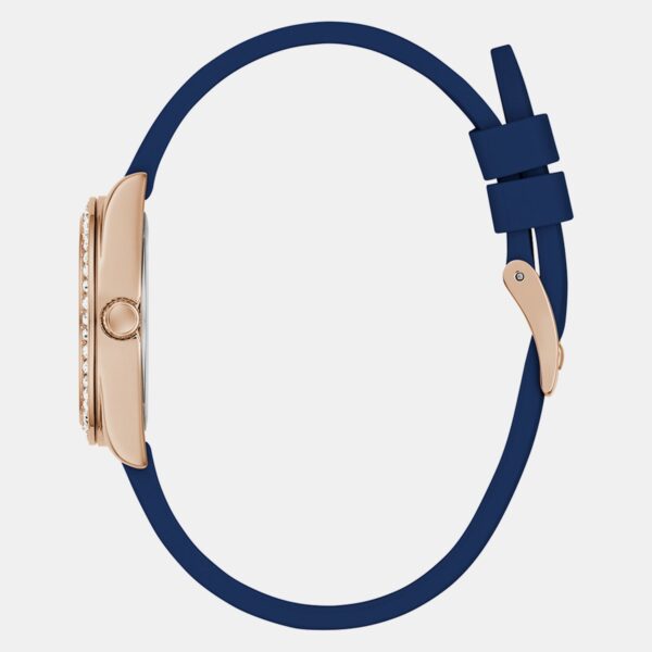 GW1000L4-2 Women Quartz Blue Dial Analog Silicone Watch GW1000L4