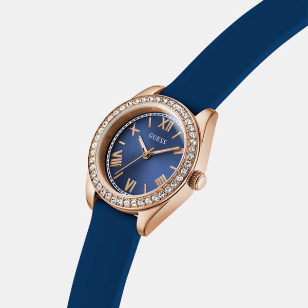 GW1000L4-3 Women Quartz Blue Dial Analog Silicone Watch GW1000L4