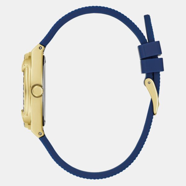 GW1036L2-3 Men Quartz Silver Dial Multi-Function Silicone Watch GW1036L2