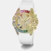 Women Quartz Multi Dial Chronograph Silicone Watch GW1047L2