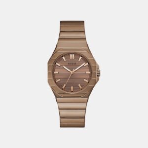 GW1070G3 Men Quartz Bronze Dial Analog Stainless Steel Watch GW1070G3