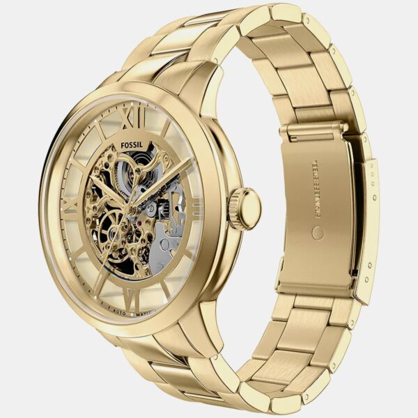 ME3280-3 Men Automatic Gold Dial Analog Stainless Steel Watch ME3280