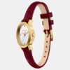 MK7570SET-1 Maude Women Quartz Mother Of Pearl Dial Analog Leather Watch MK7570SET