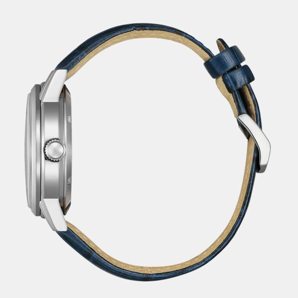 NJ0210-13L-1 Men Automatic Blue Dial Analog Leather Watch NJ0210-13L