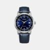 NJ0210-13L Men Automatic Blue Dial Analog Leather Watch NJ0210-13L